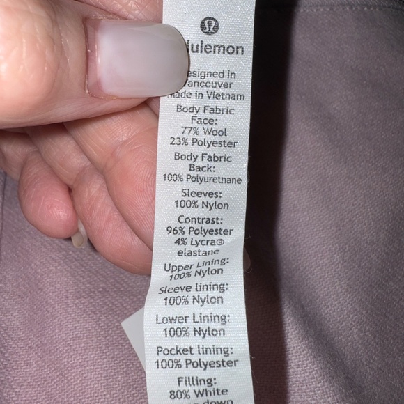 Pink Lululemon Reversible Goose Down Puffer Jacket 6 - Picture 7 of 10